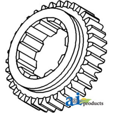 A & I PRODUCTS Gear, 1st & 2nd Mainshaft 5.9" x6" x1.6" A-70232532